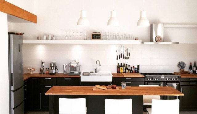 Studio apartment built in a 16th century barn in the foothills of the Alps