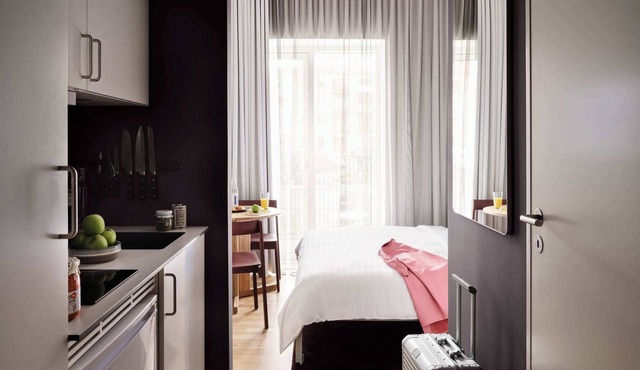 Studio Apartment for 2 with Balcony