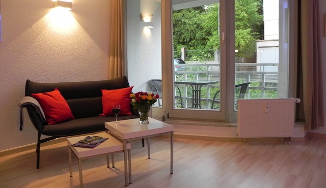 Studio apartment "Garden II", underground parking, balcony, central, clinic on foot (EK/OSK) in Ravensburg