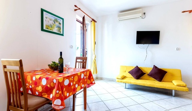Studio apartment in Baška with Seaview, Balcony, Air condition, WIFI (3494-2)