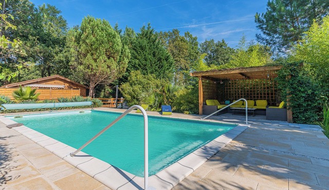 Studio Apartment 'La Maisonnette En Bois' with Private Terrace and Private Garden