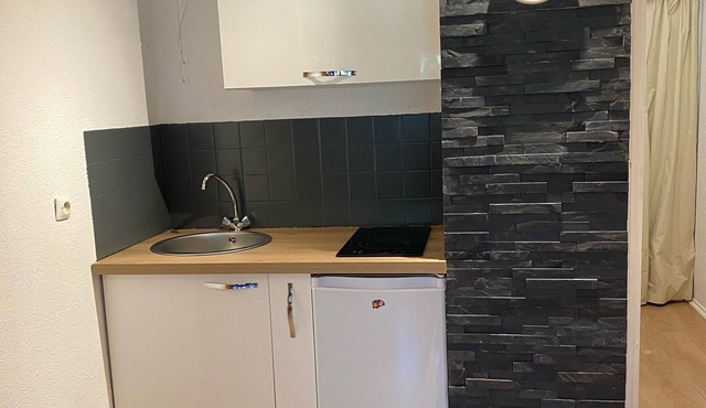 Studio at the foot of the slopes, view of the slopes. With cellar in summer.