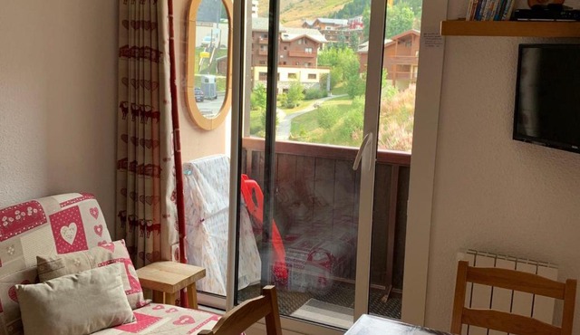 Studio avec Cabine aux Pieds des Pistes, Animaux Admis - FR-1-574-27