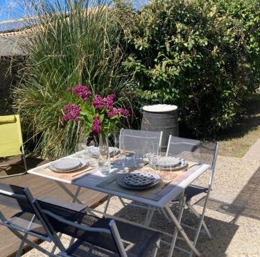 Studio avec grande terrasse et jardin privatif au Pyla