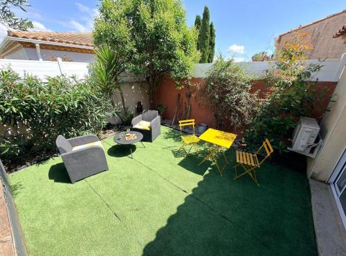 Studio avec jardin privé et parking gratuit