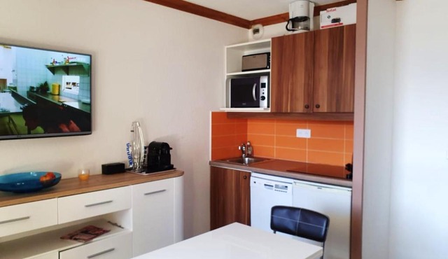 Studio avec piscine privee et balcon amenage a Huez