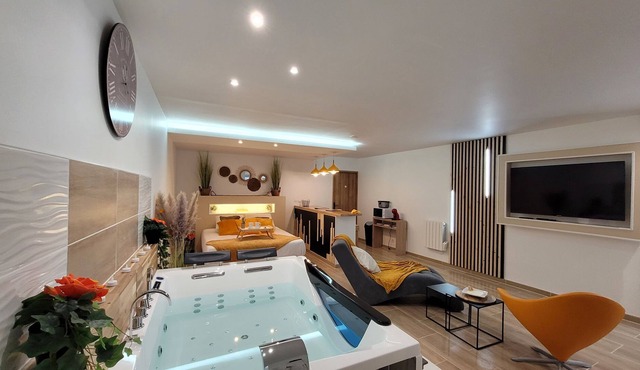 Studio Avec spa Privatif Tout Confort à L'abri des Regards