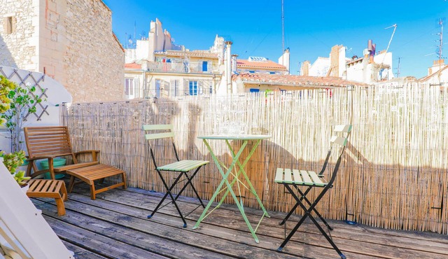 Studio avec terrasse - Vieux Port & Cours Julien