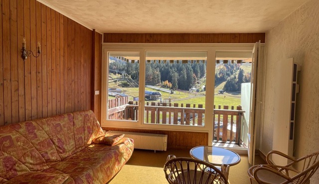 Studio avec vue sur la prairie