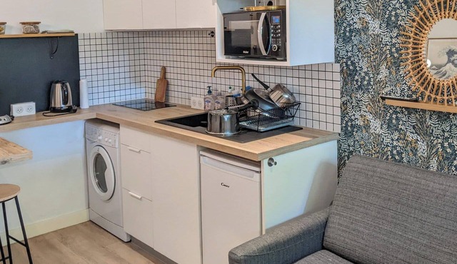 Studio Biarritz, swimming pool, beach, golf, parking