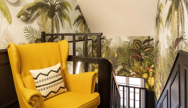 Studio C, in the center of town, cosy and warm.