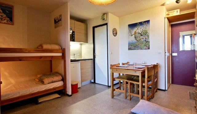 Studio cabin 4 places at the foot of the slopes, valley view