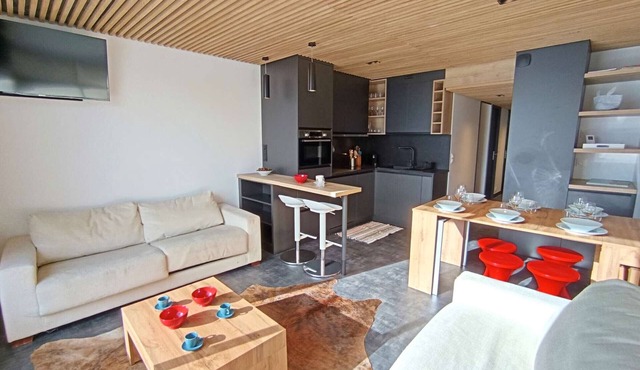 Studio Cabin 6 Pers, Balcony, Piau-Engaly