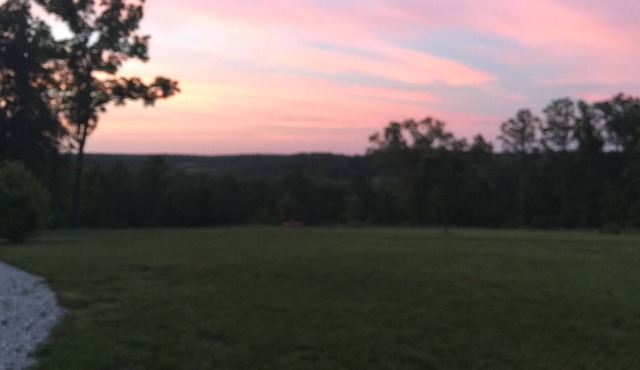 Studio cabin w/view, hike to creek w/small waterfall. Contact me, most dates ava