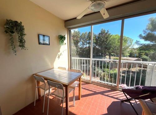 Studio cabine à Sète avec terrasse, parking et proche plage - FR-1-338-375