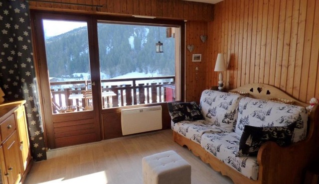 Studio + Cabine 27m² Sud - 4 pers, Grand Bornand, balcon, proche commerces et pistes - FR-1-458-120
