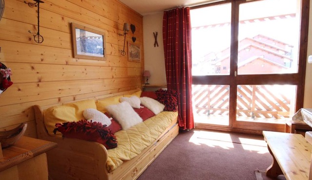 Studio cabine 4 pers à Vallandry, proche pistes et commerces - FR-1-411-268