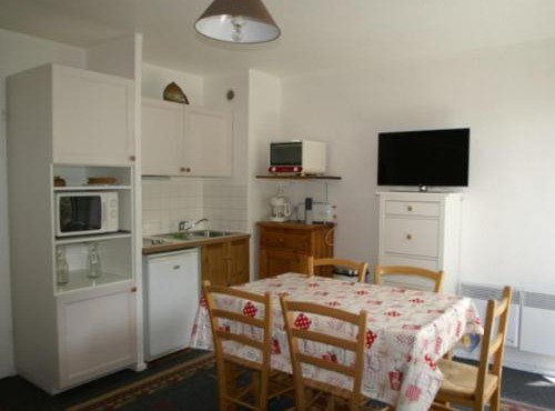 Studio cabine 4 pers au pied des pistes, sud avec balcon - FR-1-557-39