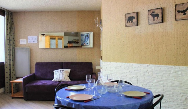 Studio Cabine 4 Pers. avec Balcon, au Pied des Pistes à Vars Les Claux - FR-1-330B-143