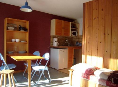 Studio-cabine 4 personnes avec parking à Crest-Voland - FR-1-733-13