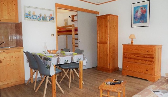 Studio cabine 4 pers, ski aux pieds, parking gratuit - FR-1-178-293