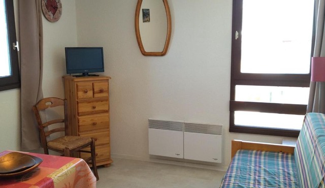 Studio cabine 4 pers., pied des pistes, vue vallée - FR-1-557-114