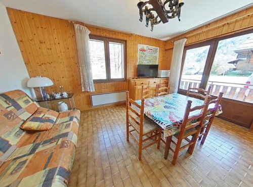 Studio cabine 5 pers, proche patinoire et pistes, Le Grand-Bornand - FR-1-241-45