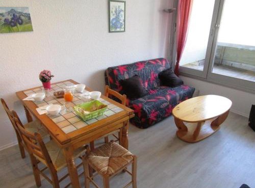 Studio cabine 5 pers avec balcon, au pied des pistes de La Mongie 1800, proche commerces et spa thermal - FR-1-404-2