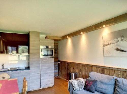 Studio cabine au pied des pistes, 4 pers, sud, 23m² - FR-1-178-375