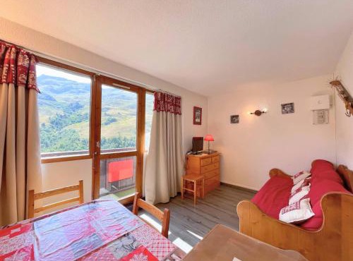 Studio cabine aux Ménuires, au pied des pistes, pour 4 personnes - FR-1-452-138