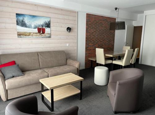 Studio cabine Gourette 58m², côté pistes, 6 pers, animaux admis - FR-1-860-32