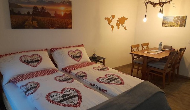 Studio chez un vigneron au village au 2ème étage sans ascenseur