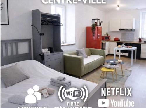 Studio Chic au Style Rétro Moderne