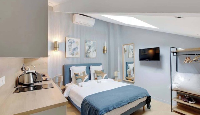 Studio climatisé confort & charme – Neuilly