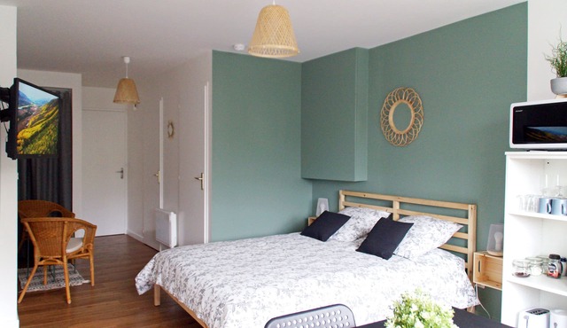 Studio-Comfort-Private Bathroom-Garden View