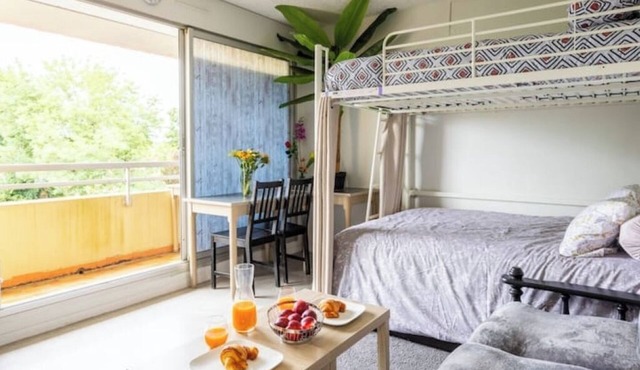 🏡 Studio Confort - 2 Double Beds, Parking - À Deux Pas des Thermes & Dax