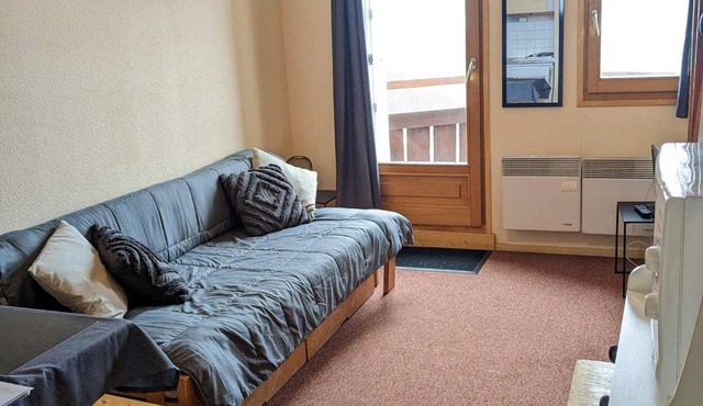Studio confortable au pied des pistes avec balcon - FR-1-557-45
