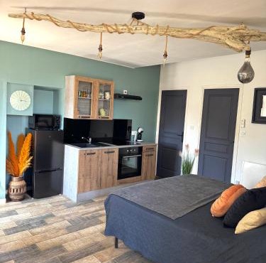 Studio confortable et calme au millieu des vignes