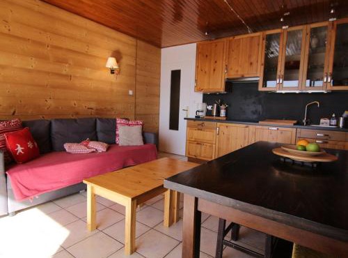 Studio cosy 4 pers avec balcon, face aux pistes et proche commerces – L'Alpe d'Huez - FR-1-405-44
