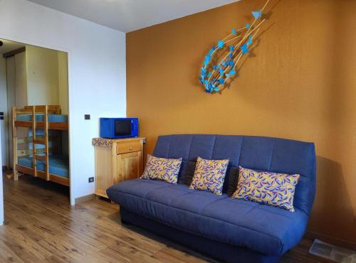 Studio cosy accès direct pistes, balcon vue montagne - FR-1-504-691