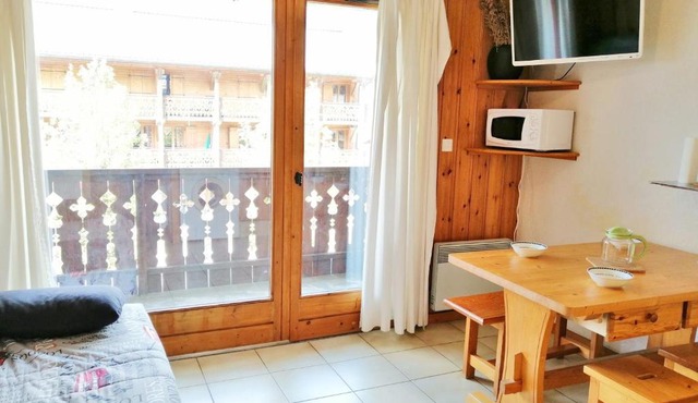 Studio cosy au pied du télécabine, animaux acceptés - FR-1-815-64