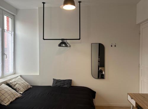 Studio cosy industriel