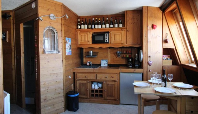 Studio cosy pour 4 pers, cheminée, Avoriaz village - FR-1-633-27