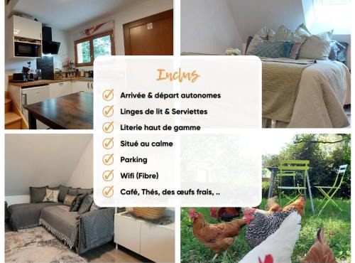 Studio duplex à Savenay - Escapade confort entre Nantes & l'océan