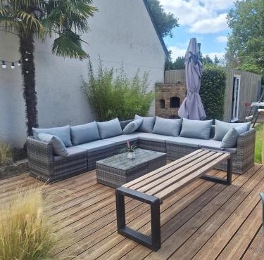 Studio en fond de jardin