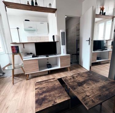 Studio equipé, lumineux a Paris