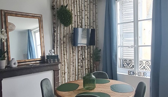 Studio Familial en Centre-ville à 5 Minutes du Château de Blois