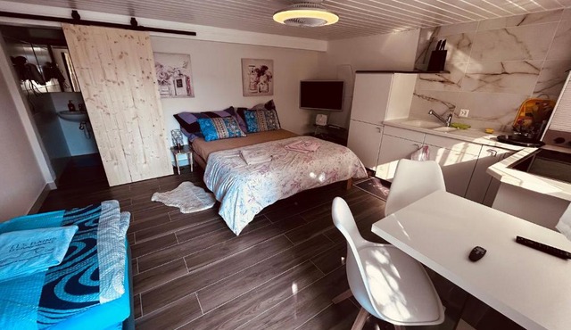 Studio familial proche bains de Saillon