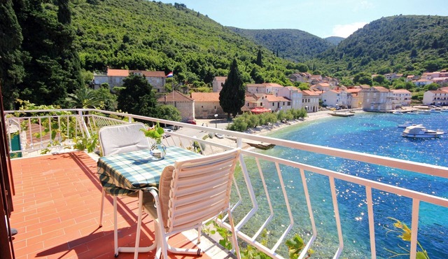 Studio flat near beach Račišće, Korčula (AS-4341-a)