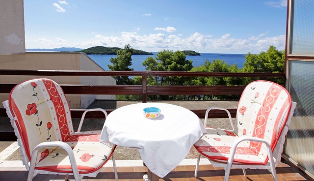 Studio flat near beach Prižba, Korčula (AS-12648-b)